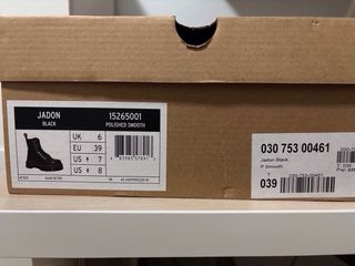 Botas Dr. Martens Negras Plataforma