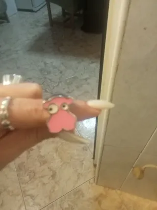 Anillo Tous Oso Rosa Plata