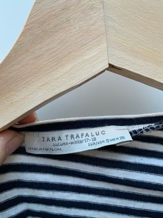 Camiseta Zara Rayas Manga Larga