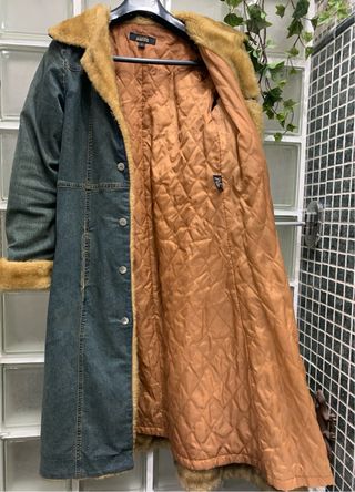 Abrigo vaquero largo