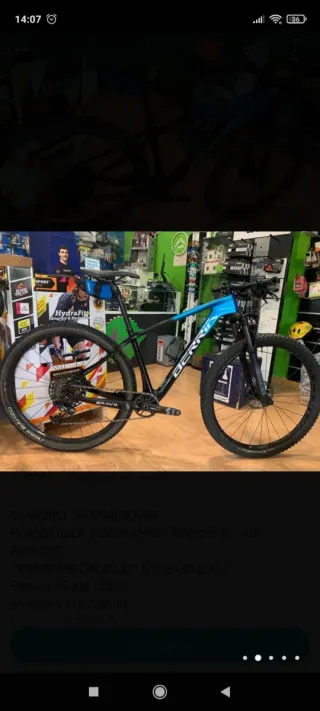 Bicicleta Berria Carbono Rock Shox SRAM