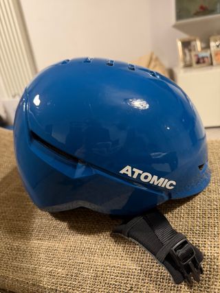 Casco sci Atomic blu