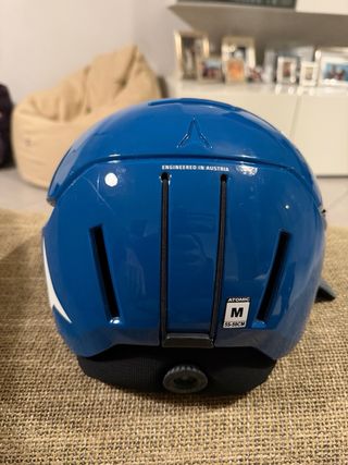 Casco sci Atomic blu