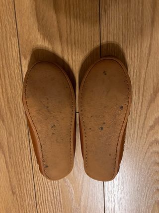 Abarcas de cuero talla 29