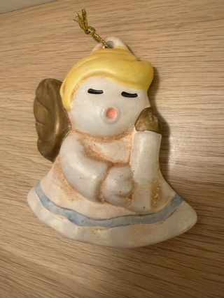 Decorazione angioletto Natale ceramica