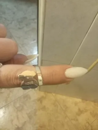 Anillo Tous Abierto Plata Ajustable