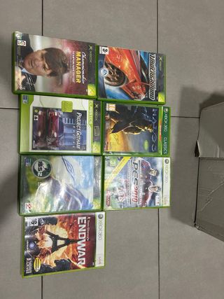 Xbox 360 Juegos Varios  2 mandos  2 aurículares