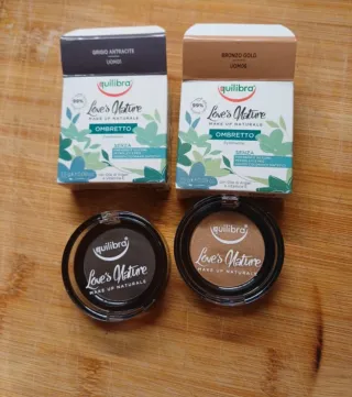 Duo Ombretti Equilibra Grigio & Oro