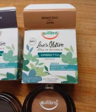 Duo Ombretti Equilibra Grigio & Oro