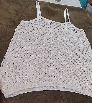 Top tirantes cava tejido