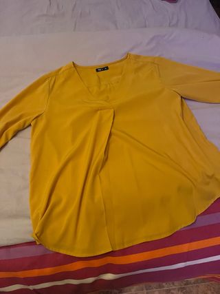 Camisa TEX amarilla talla XL