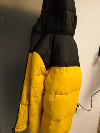 Chaqueta Plumífero Amarillo/Negro XXL - NUEVA (Est