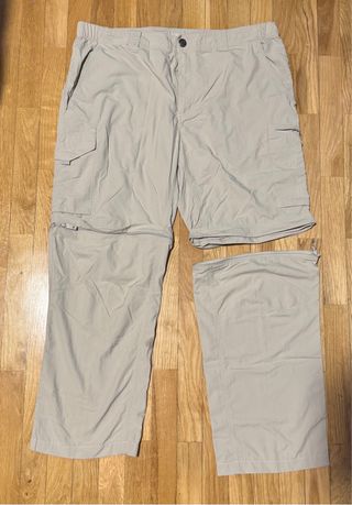 Pantaloni da escursionismo convertibili beige