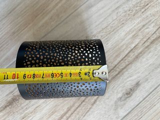 Portacandele nero e oro