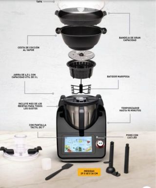 Robot Cocina MasterPRO 2024 prácticamente Nuevo