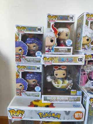 Funko Pop One Piece, Demon Slayer, Pokemon, etc