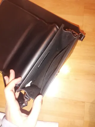 Bolso negro acolchado Misako