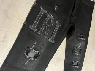 Jeans Amiri Neri Uomo