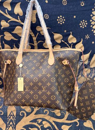Bolso Louis Vuitton Beige y Marrón