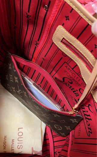 Bolso Louis Vuitton Beige y Marrón