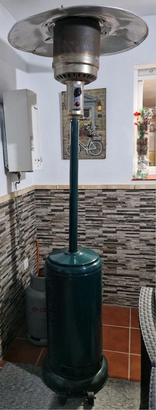 Estufa exterior de gas