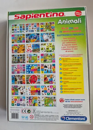 Sapientino Clementoni Animali 3-6 anni