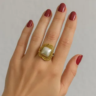 JOYA ANILLO PERLA AJUSTABLE