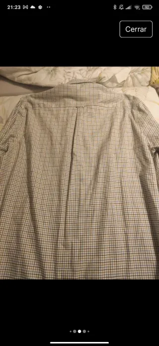 Camisa de caballero a cuadros talla 5xl