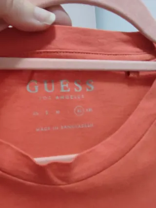 Camiseta Guess Naranja Talla XL