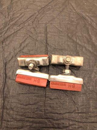 Zapatas de freno BH rojas (4uds)