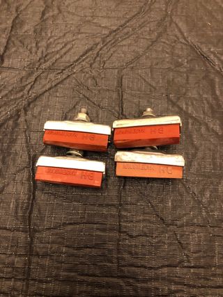 Zapatas de freno BH rojas (4uds)