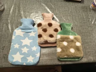 Bolsas de agua caliente con fundas