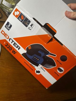 Lijadora Dexter 220W + Accesorios