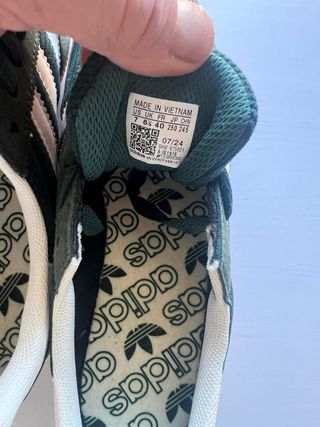 Zapatillas Adidas Spezial Verde y Blanco