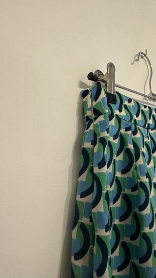 Pantalón Wide Leg Talle Alto Estampado