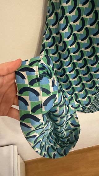 Pantalón Wide Leg Talle Alto Estampado