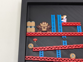 Donkey Kong Nivel 1 15x15cm