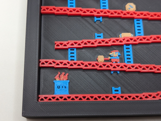Donkey Kong Nivel 1 15x15cm