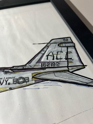 Cuadro avión militar Navy A6