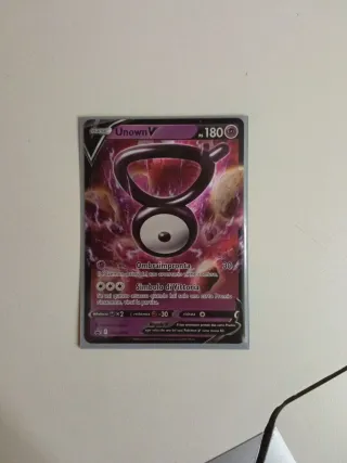Carta Pokémon Unown V 180 PV