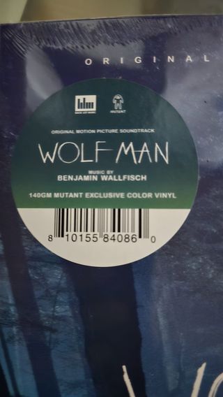 Vinilo Wolfman Edicion Limitada Mutante BSO 1LP