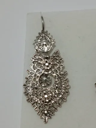Brincos Rainha Prata 925 Filigrana Portuguesa