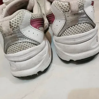 New Balance Sneakers Donna Argento Bianco