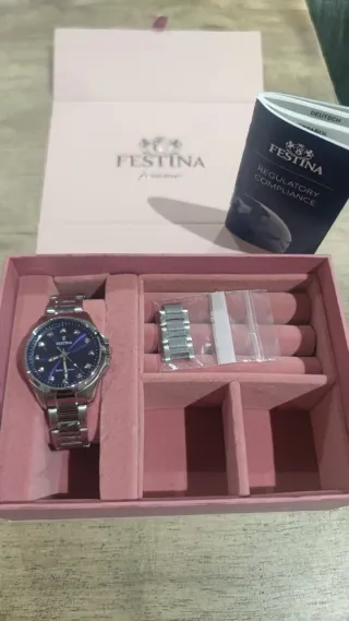 Orologio Festina Solar Donna Acciaio Inossidabile