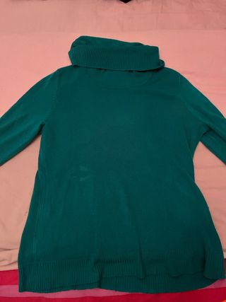 Jersey cuello alto verde