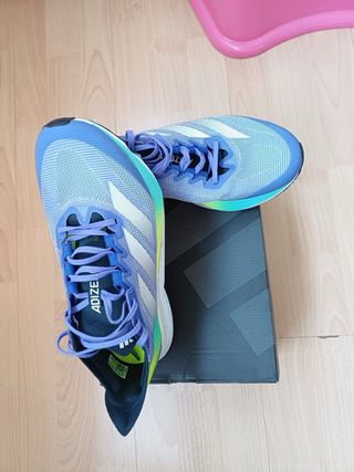 Zapatillas Adidas Adizero Azules y Verdes