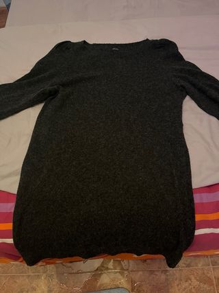 Vestido H&M Gris Talla L