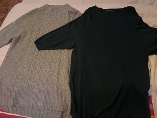 Vestido H&M Gris Talla L