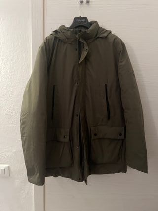 Giubbotto sea barrier verde con cappuccio