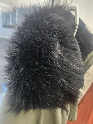 Abrigo largo impermeable,